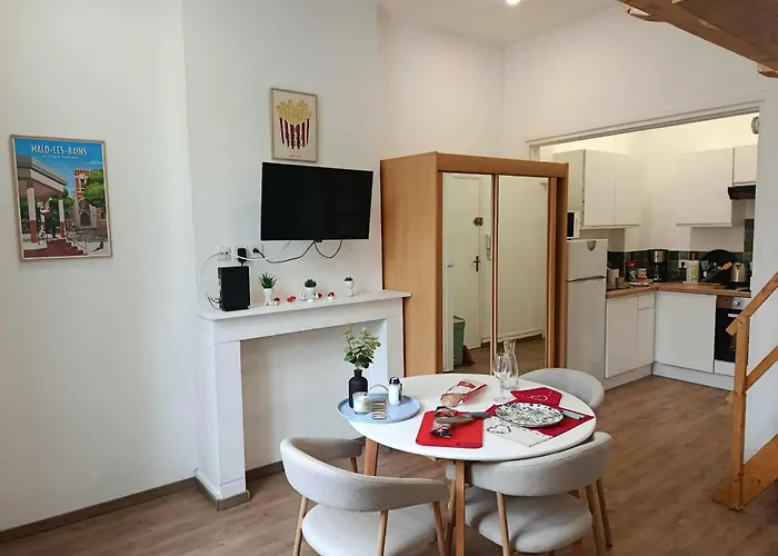 Digue De Dunkerque, Capacité 2 Ou Famille 4 Personnes, Secteur Malo, Mezzanine Pour Les Enfants *