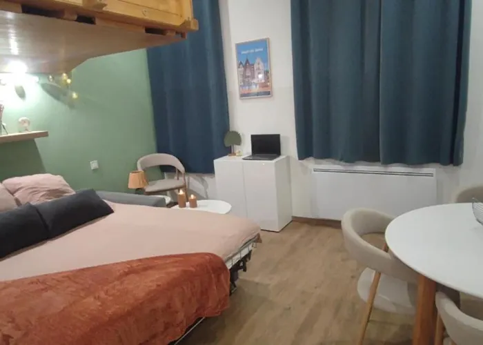 Apartamento Digue De Dunkerque, Capacité 2 Ou Famille 4 Personnes, Secteur Malo, Mezzanine Pour Les Enfants *
